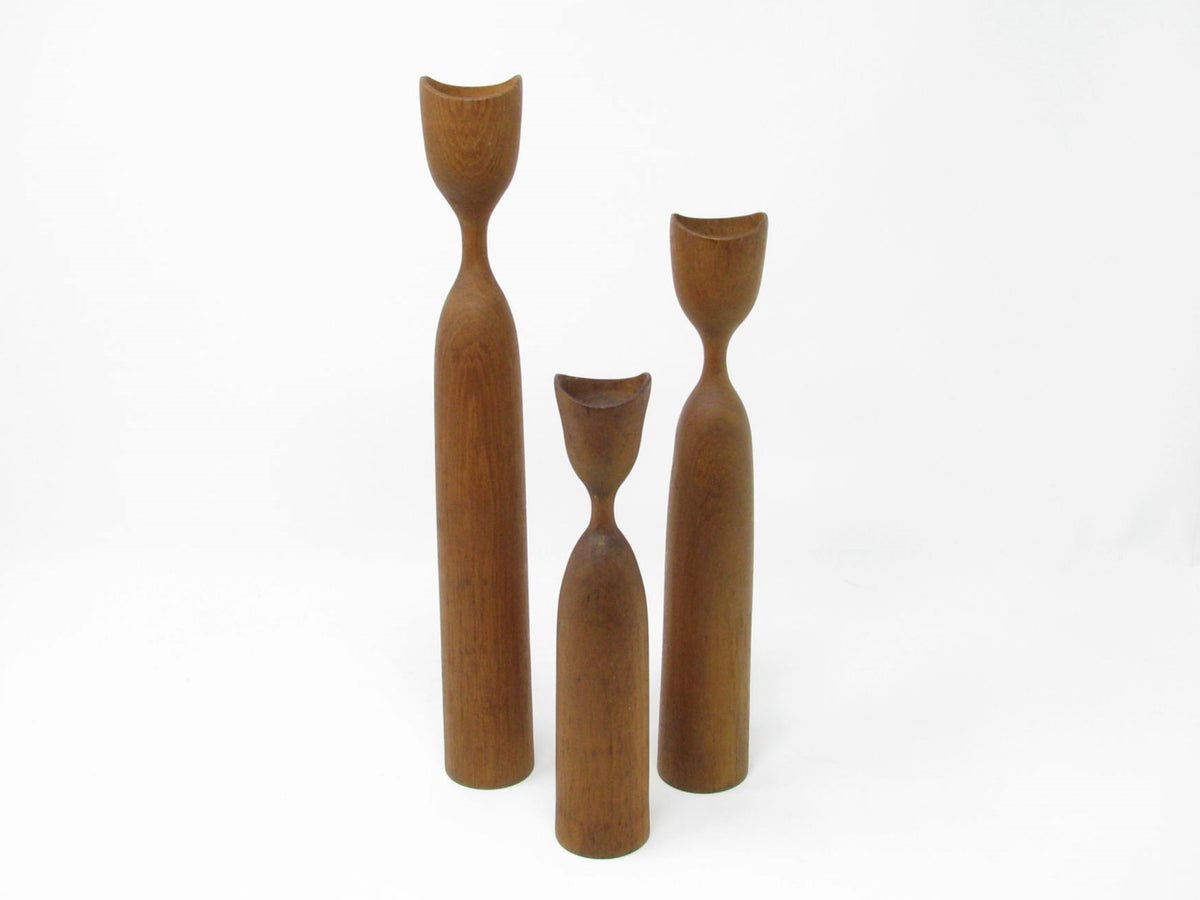 DANISH MODERN ROSEWOOD CANDLESTICKS SET – Elizabeth Dow Home