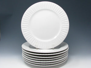 Dansk The Burbs Lily White Stoneware Dinner Plates - 8 Pieces