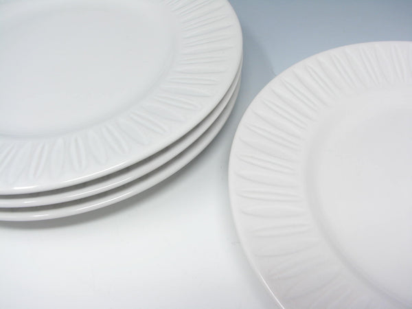 Dansk The Burbs Lily White Stoneware Salad Plates - 4 Pieces