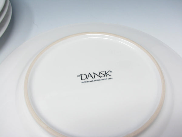 Dansk The Burbs Lily White Stoneware Salad Plates - 4 Pieces