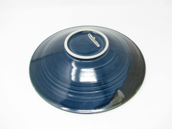 Vintage Jerry Weatherman Olga Studio Pottery Centerpiece Bowl in Blue