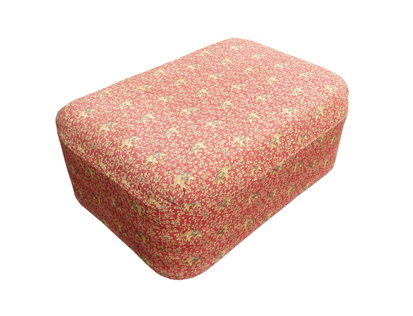 Large Vintage Floating Ottoman on Casters