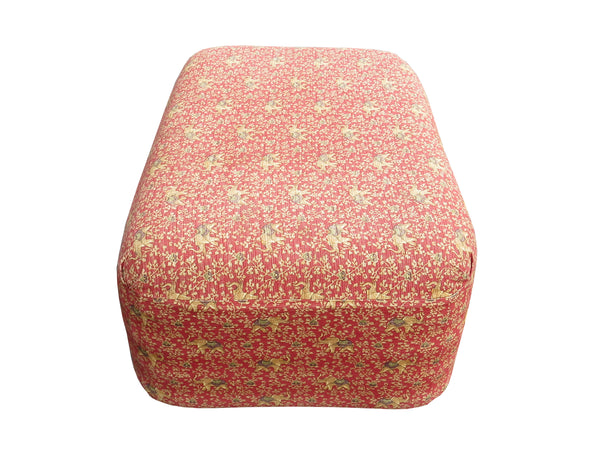 Large Vintage Floating Ottoman on Casters