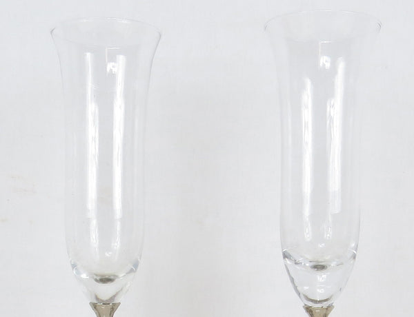 Michael Aram Tree of Life Champagne Toasting Flutes - a Pair