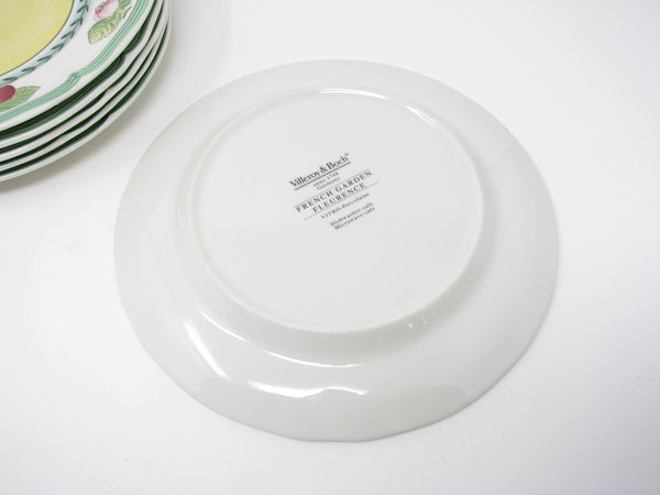 Villeroy & Boch French Garden Fleurence Scalloped Salad Plates - 6 Pieces