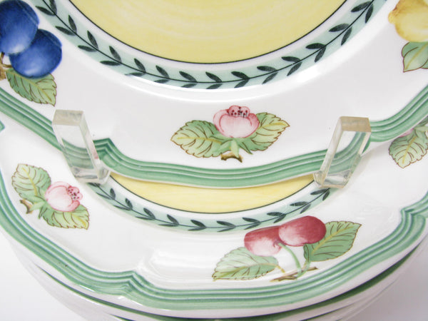 Villeroy & Boch French Garden Fleurence Scalloped Salad Plates - 6 Pieces