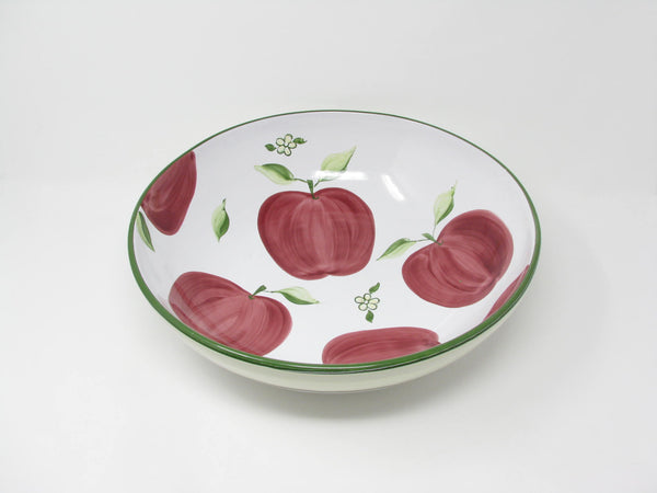 Vintage Block Barbara Eigen Large Strawberry Serving Bowl Made in Portugal