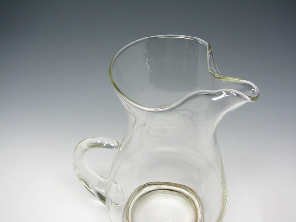 edgebrookhouse - Vintage Maurice Duchin Glass Pitcher with Silverplate Base