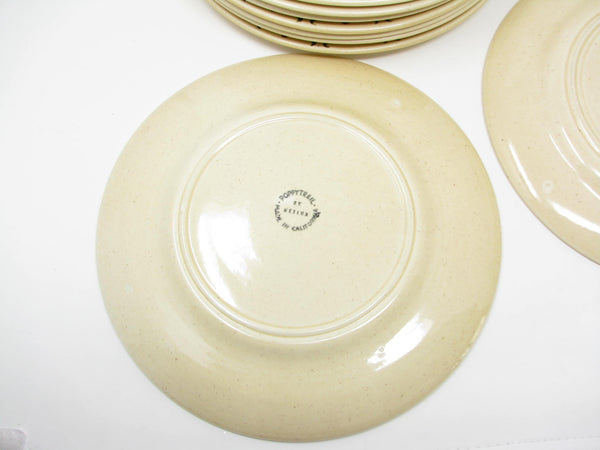 edgebrookhouse Vintage Metlox Poppytrail Homestead Provincial Dinner Plates - 9 Pieces