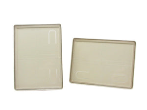 Vintage Tuppercraft Beige 5 x 7 Picture Frames by Tupperware - 2 Pieces