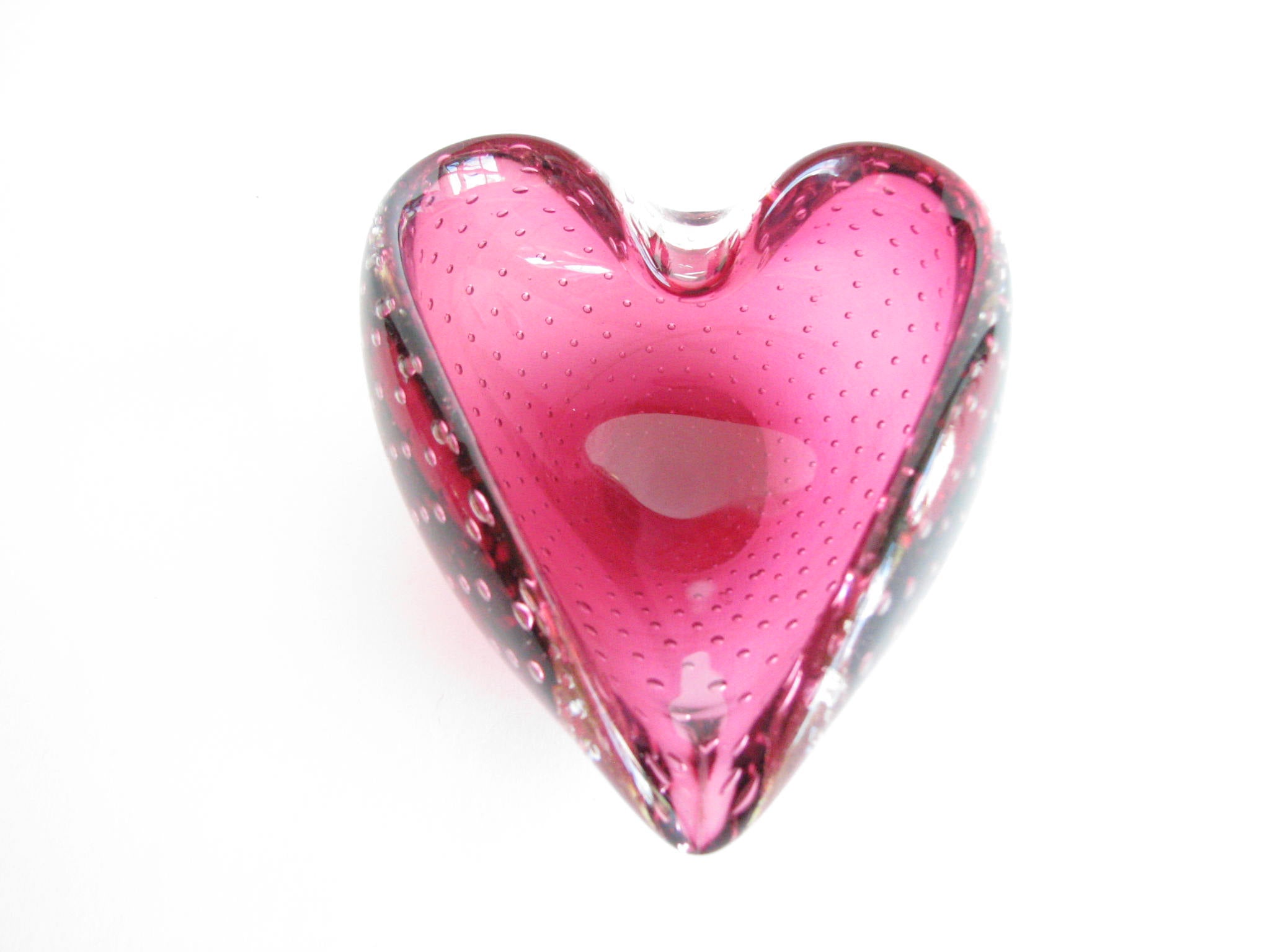 Vintage Murano Heart-Shaped selling 1950's Cigar Ashtray