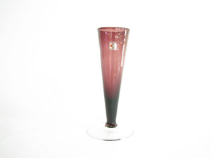 edgebrookhouse - 1990s Blenko Purple Amethyst Bud Vase