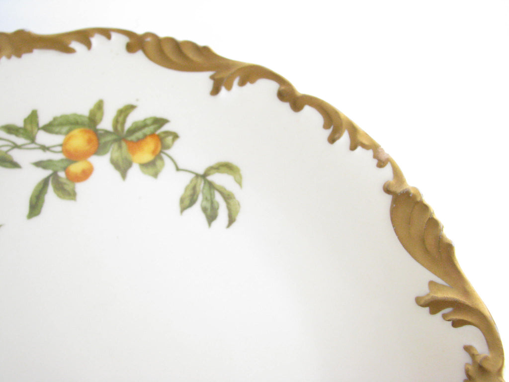 Oranges with Limoges & edgebrookhouse V T – France Depose Antique Platter G Serving and