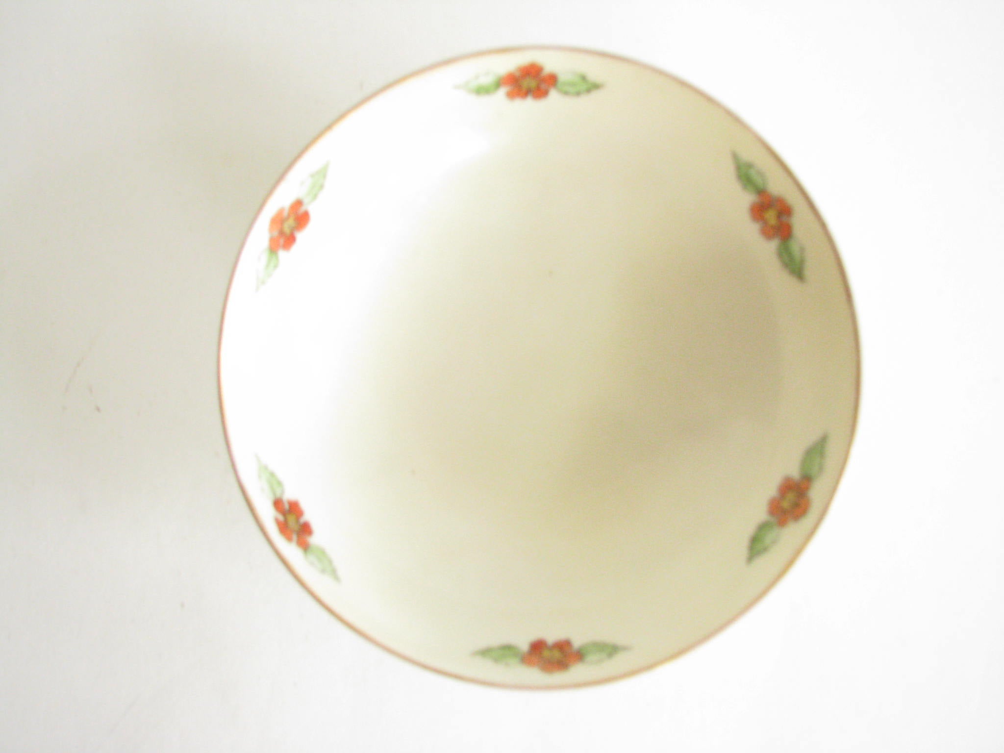 Vintage T&V Limoges France Hand hotsell Painted Tiger Lily Footed Bowl Serving Dish