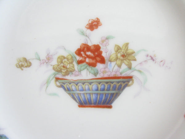 edgebrookhouse - Antique Theodore Haviland Ganga Floral Basket Bread or Dessert Plates - Set of 12