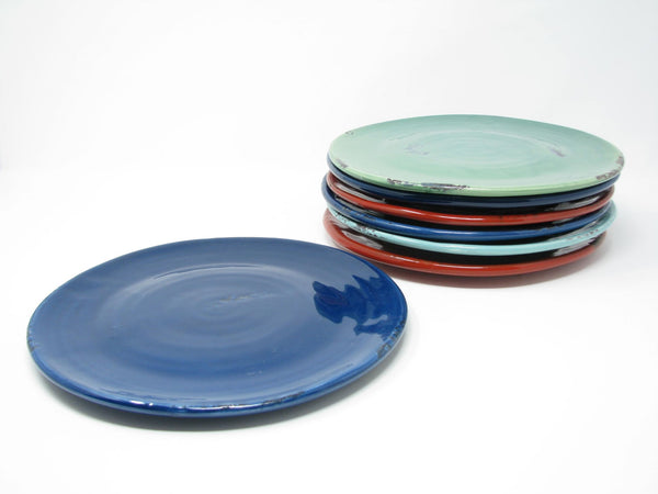 edgebrookhouse - Fortunata Handcrafted Italian Ceramic Salad Plates - 7 Pieces