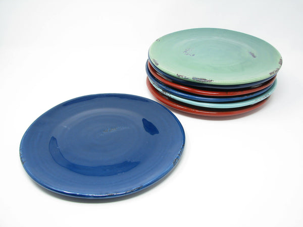 edgebrookhouse - Fortunata Handcrafted Italian Ceramic Salad Plates - 7 Pieces