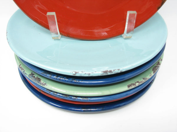 edgebrookhouse - Fortunata Handcrafted Italian Ceramic Salad Plates - 7 Pieces