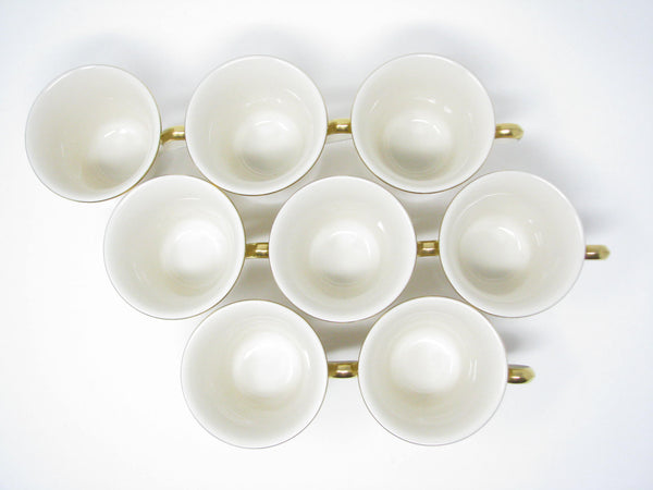 edgebrookhouse - Lenox Eternal 40 Piece Ivory Bone China Dinnerware Set with Gold Trim - Service for 8