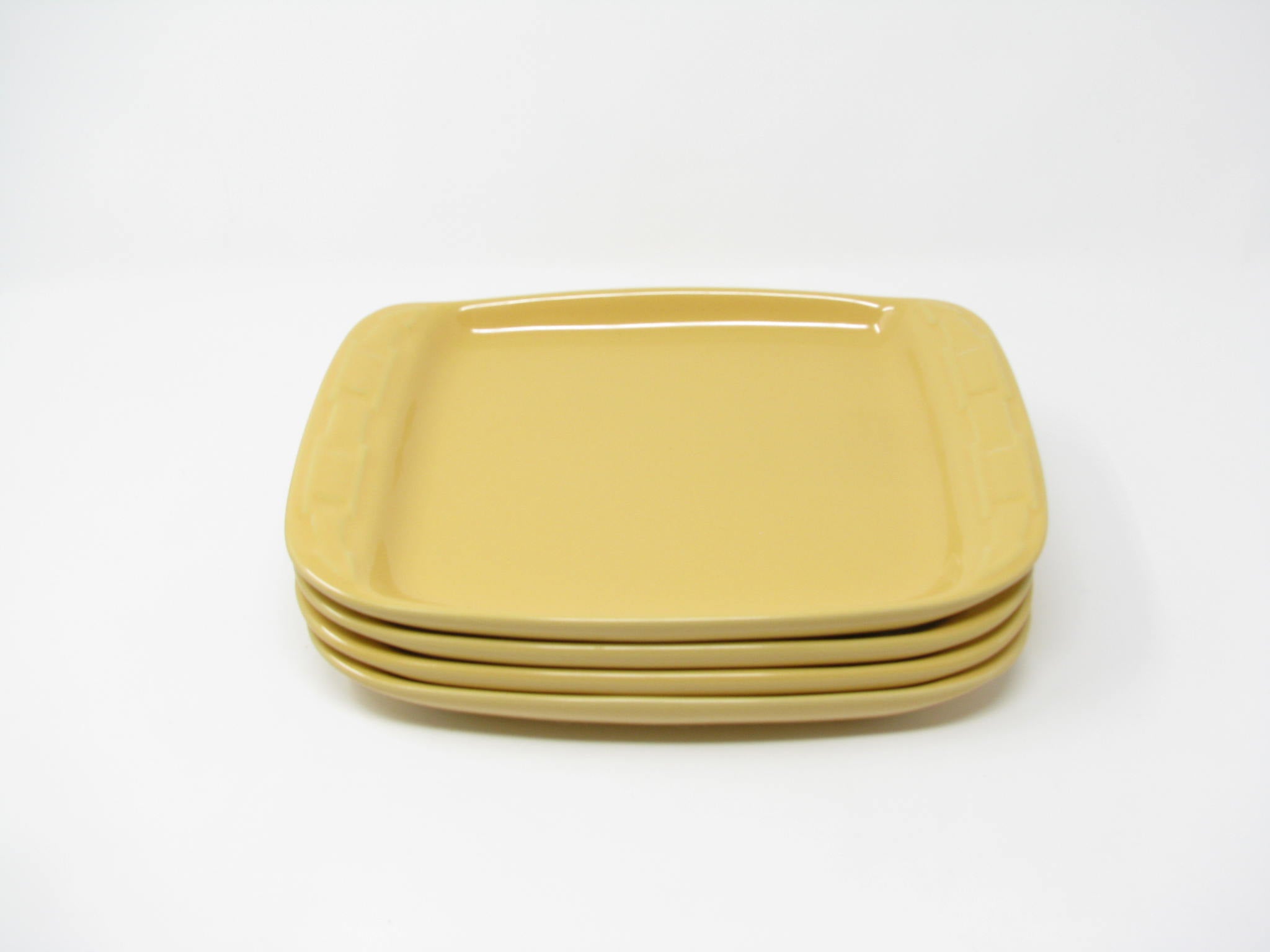 Longaberger 5 outlets way Buttercup Yellow Bakeware Set