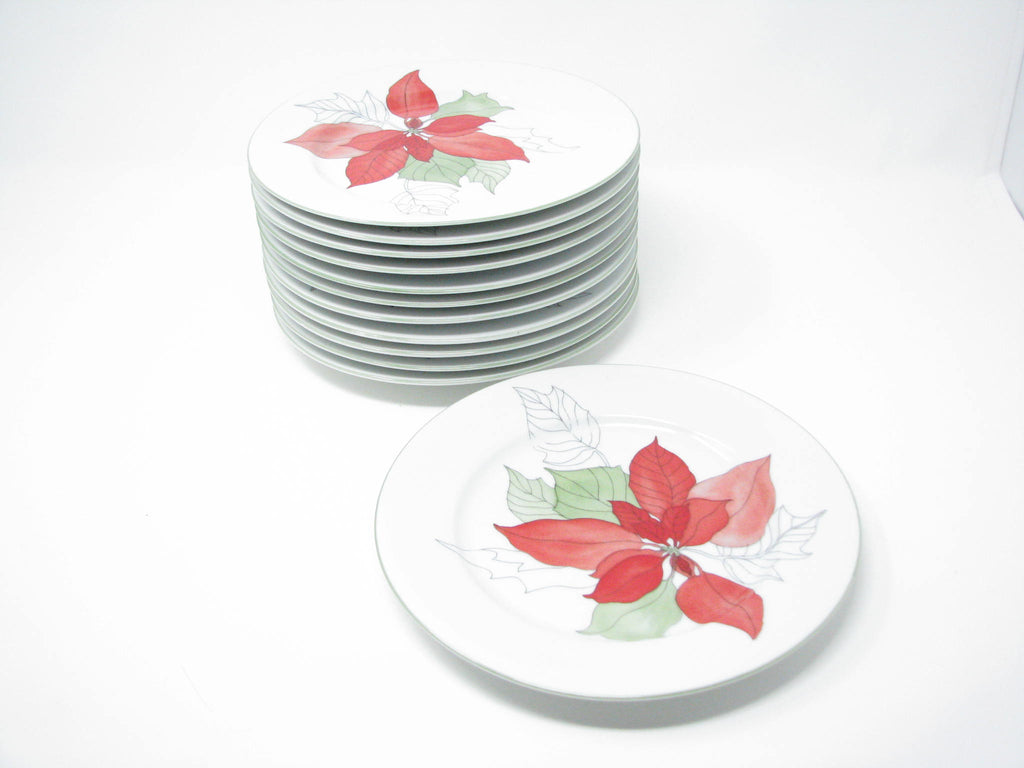 Lou – Vintage Plates Mary edgebrookhouse by Designed Goertzen Block Poinsettia - Salad