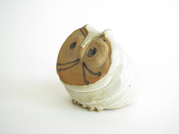 edgebrookhouse - Vintage Paul Marshall Pottery Cat or Owl Figurine / Piggy Bank