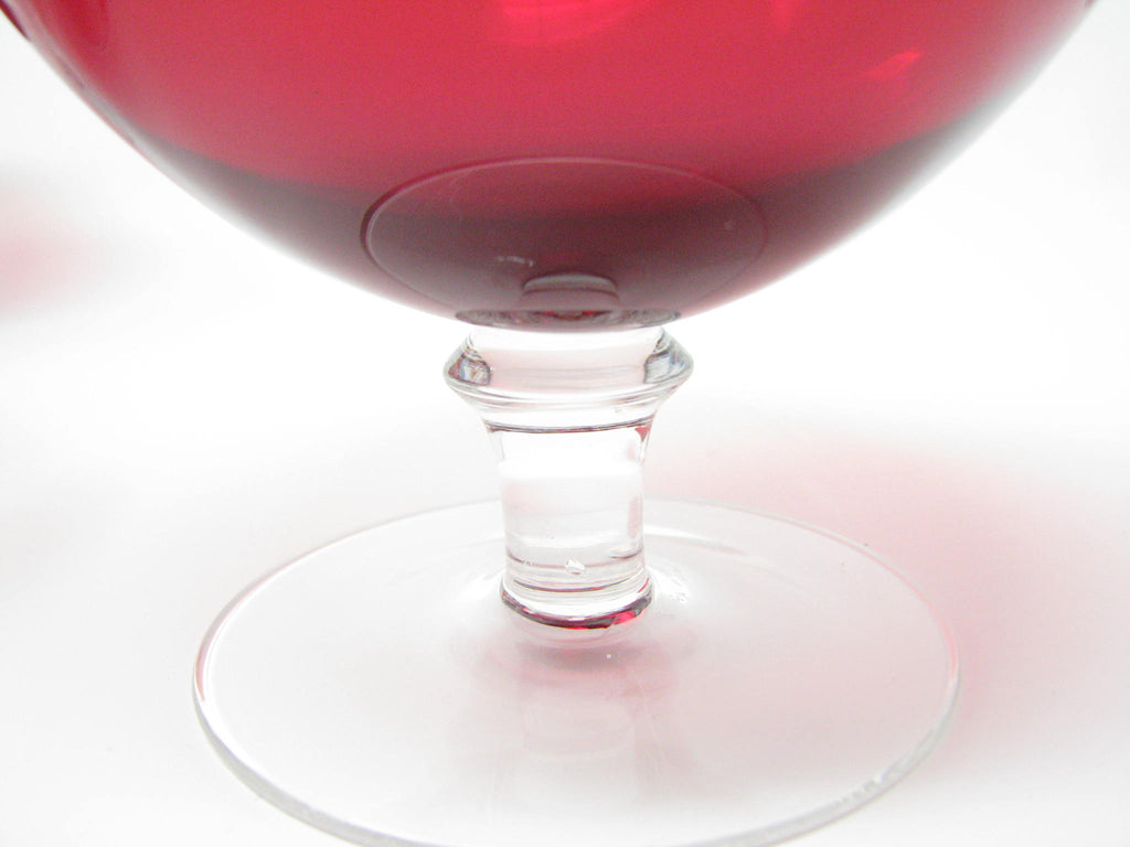 Ruby Red Glassware – Set of 11