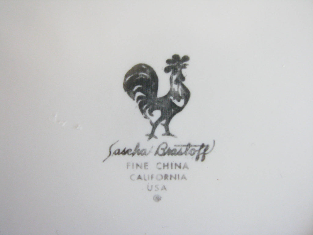 Mid-Century Modern 91 Piece Set of Sascha Brastoff Chantilly Fine China